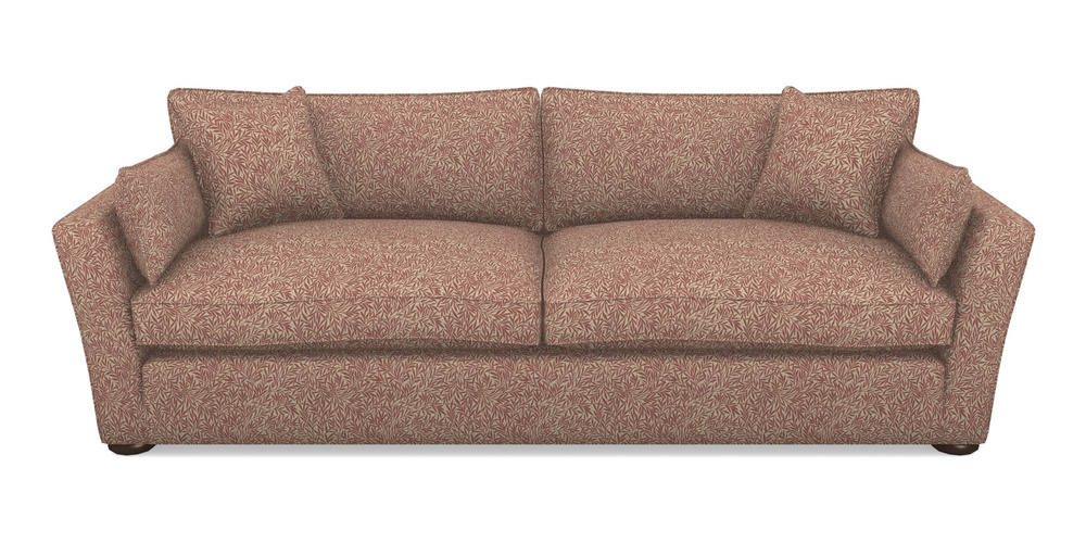 Product photograph of Aldeburgh 4 Seater Sofa In V A Drawn From Nature Collection - Willow - Red from Sofas and Stuff Limited