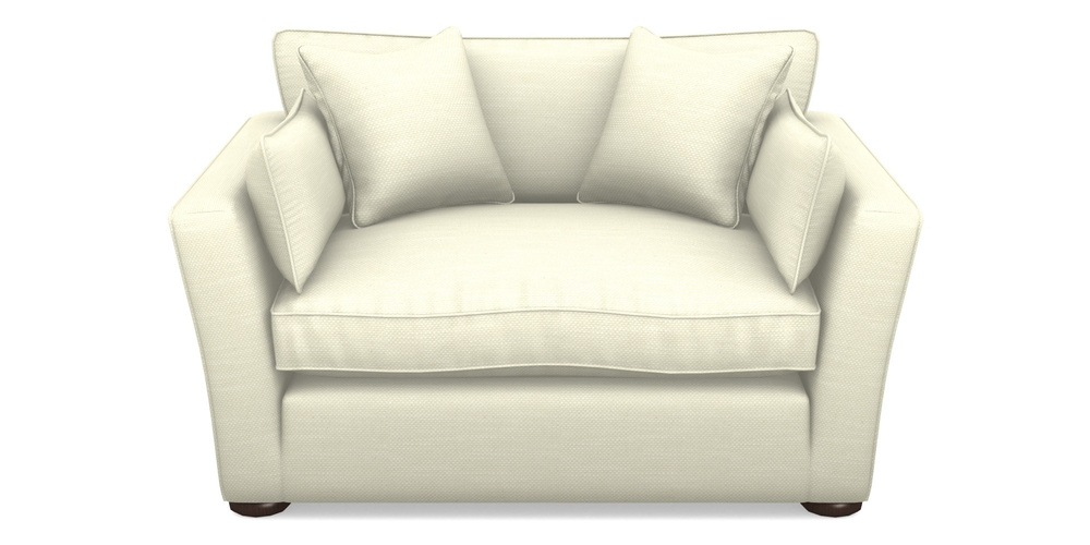 Product photograph of Aldeburgh Snuggler In Basket Weave - Cream from Sofas and Stuff Limited