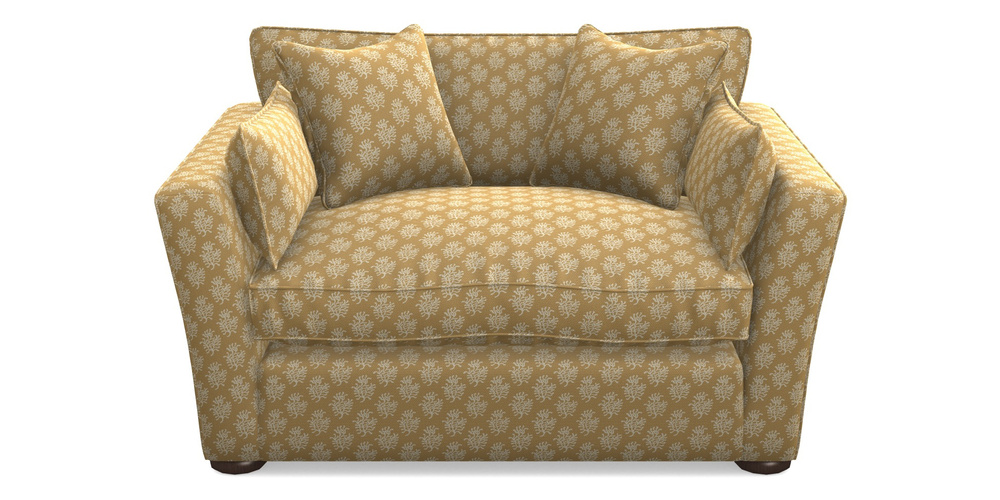 Product photograph of Aldeburgh Snuggler In Cloth 21 - Coral 1 - Quince from Sofas and Stuff Limited