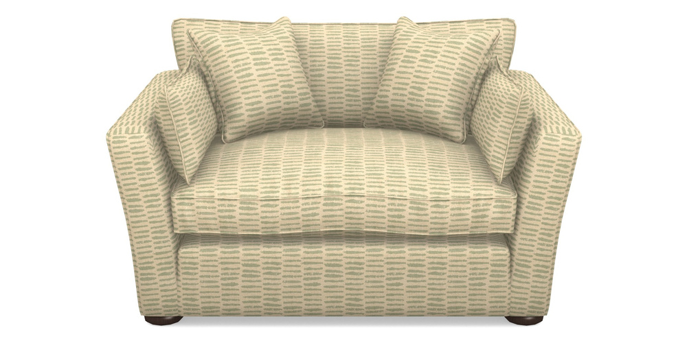 Product photograph of Aldeburgh Snuggler In Cloth 18 - Daub - Fennel from Sofas and Stuff Limited