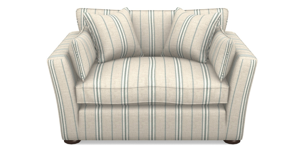 Product photograph of Aldeburgh Snuggler In Cloth 18 Stripes - Regimental - Basil from Sofas and Stuff Limited