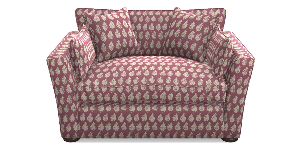 Product photograph of Aldeburgh Snuggler In Cloth 21 - Oak Leaf - Cassis from Sofas and Stuff Limited