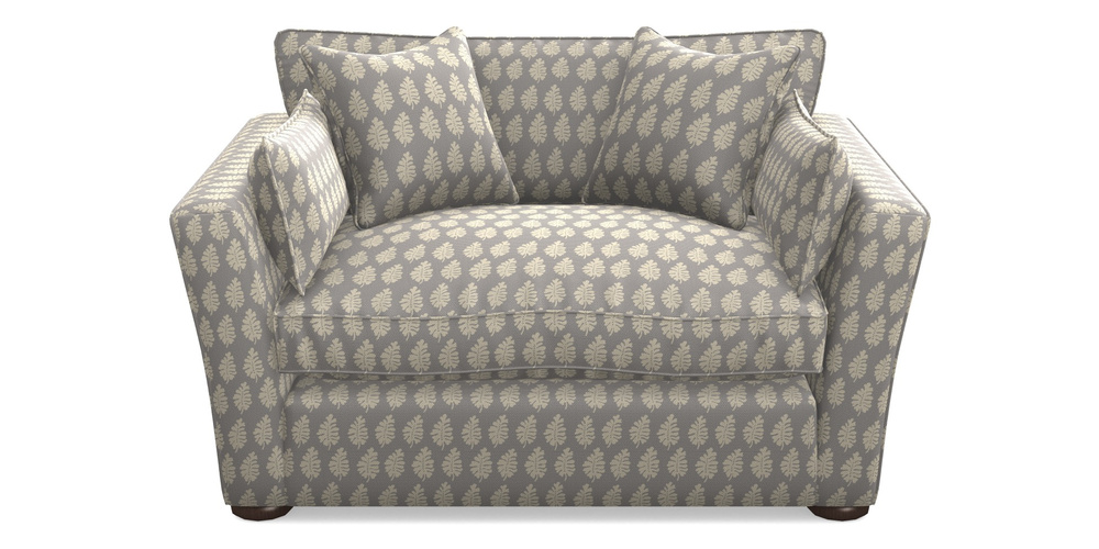 Product photograph of Aldeburgh Snuggler In Cloth 21 - Oak Leaf - Magnesium from Sofas and Stuff Limited