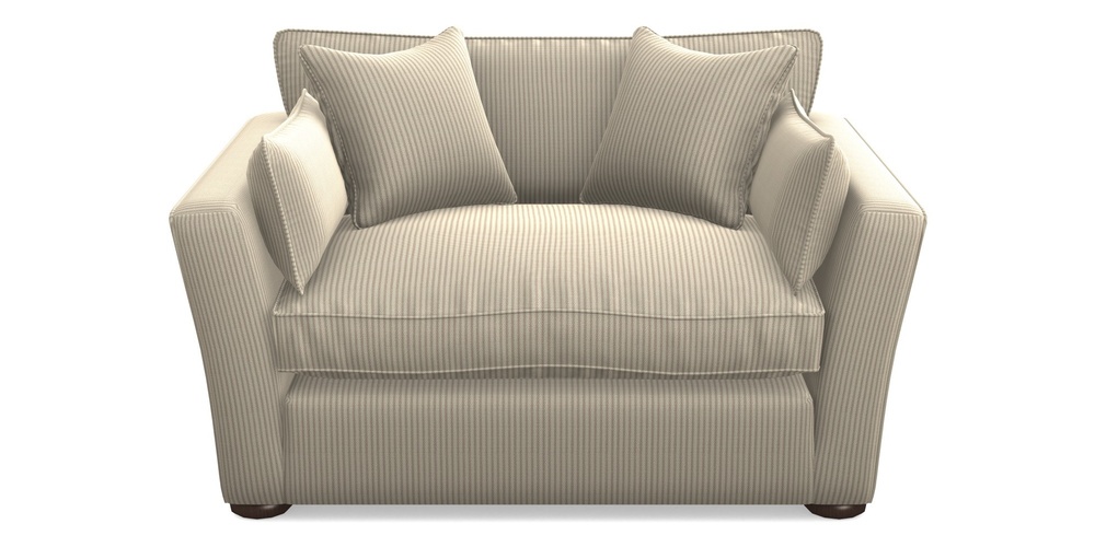 Product photograph of Aldeburgh Snuggler In Cloth 21 - Simple Stripe - Beech from Sofas and Stuff Limited