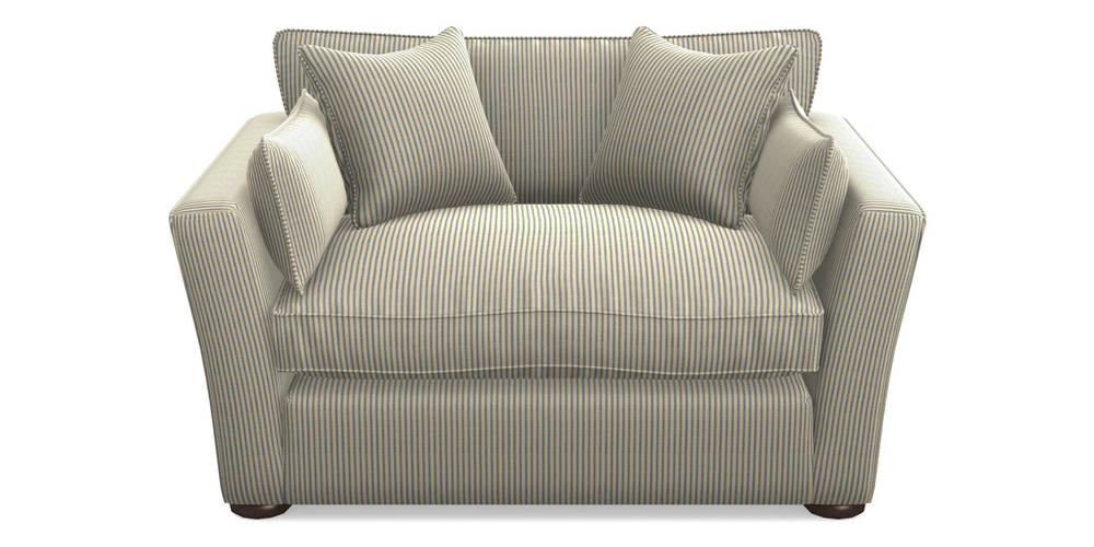 Product photograph of Aldeburgh Snuggler In Cloth 21 - Simple Stripe - Bilberry from Sofas and Stuff Limited