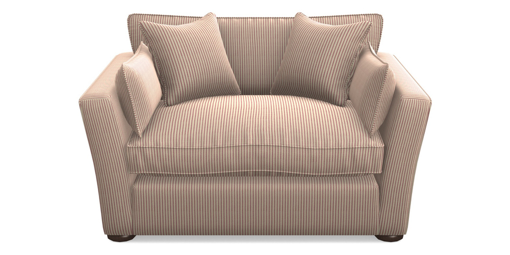 Product photograph of Aldeburgh Snuggler In Cloth 21 - Simple Stripe - Cassis from Sofas and Stuff Limited