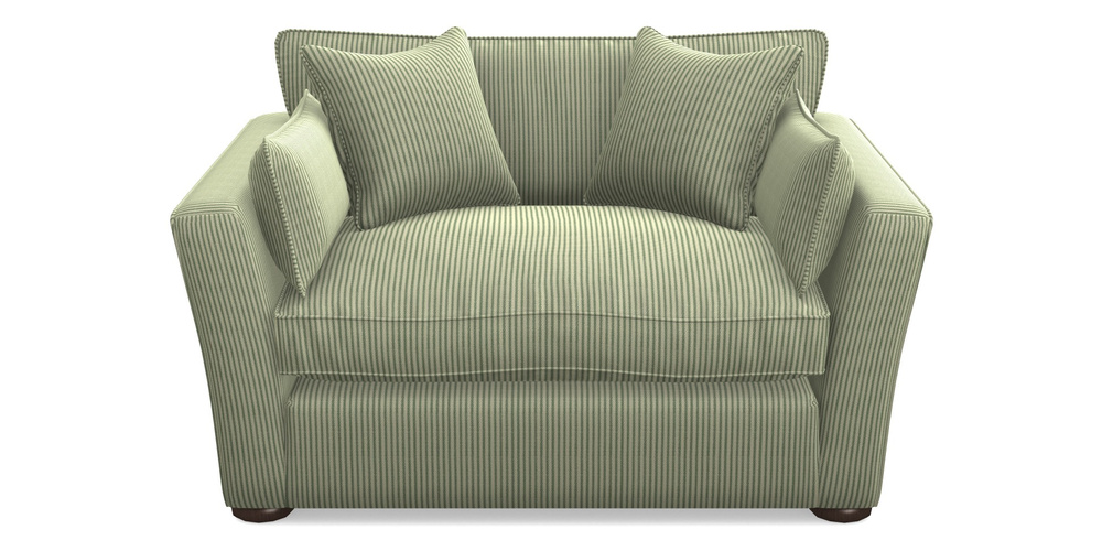 Product photograph of Aldeburgh Snuggler In Cloth 21 - Simple Stripe - Forest from Sofas and Stuff Limited