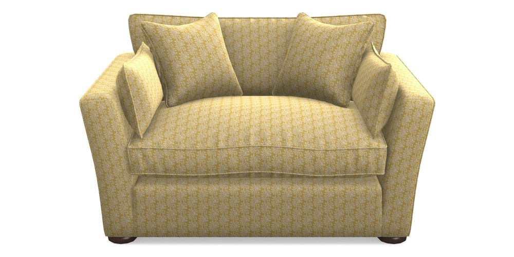 Product photograph of Aldeburgh Snuggler In Cloth 21 - Spring Twig - Canary from Sofas and Stuff Limited