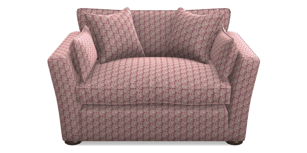 Product photograph of Aldeburgh Snuggler In Cloth 21 - Spring Twig - Cassis from Sofas and Stuff Limited