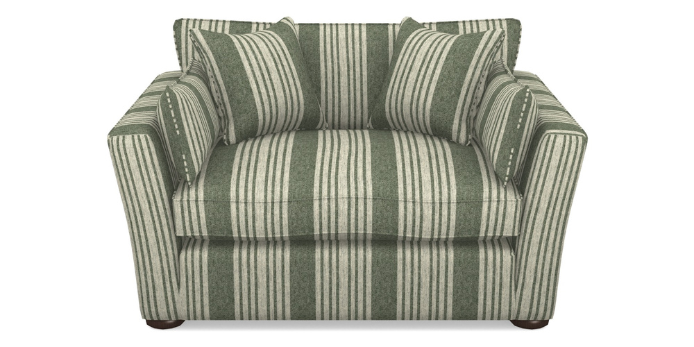 Product photograph of Aldeburgh Snuggler In Cloth 22 - Bayadere - Courgette from Sofas and Stuff Limited