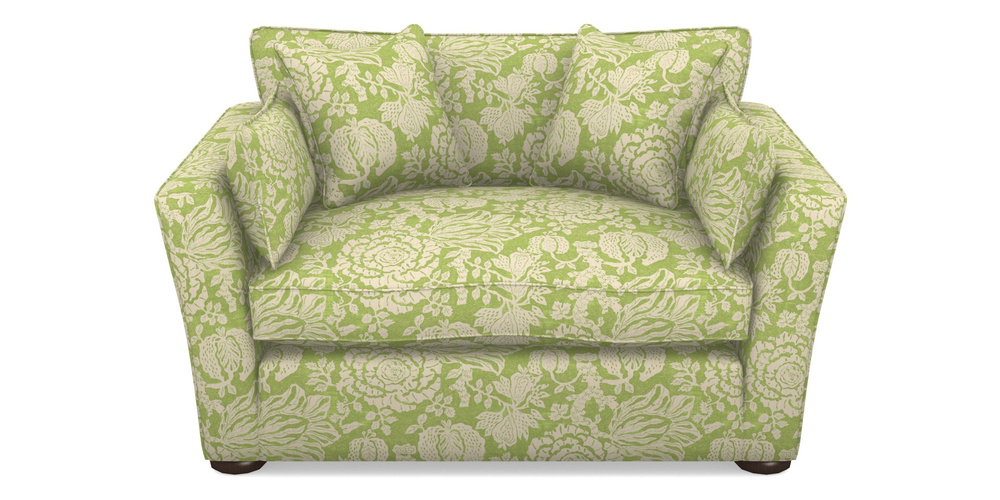 Product photograph of Aldeburgh Snuggler In V A Brompton Collection - Flowering Kale - Lime from Sofas and Stuff Limited