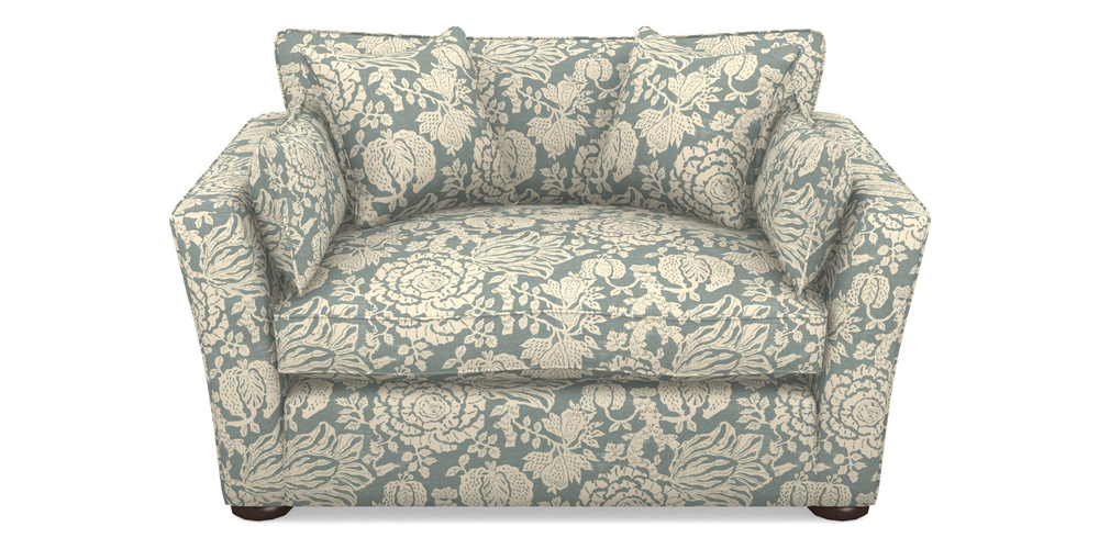 Product photograph of Aldeburgh Snuggler In V A Brompton Collection - Flowering Kale - Pebble from Sofas and Stuff Limited