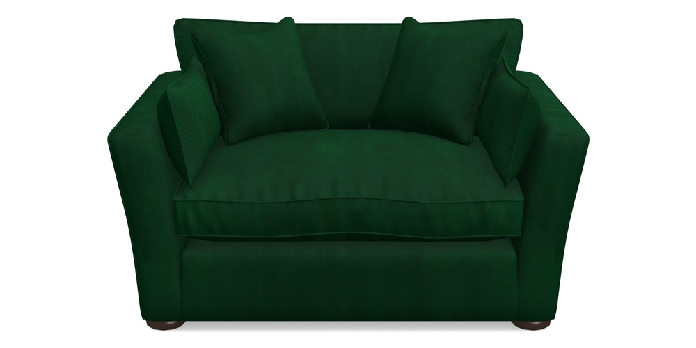 Product photograph of Aldeburgh Snuggler In House Clever Velvet - Fern from Sofas and Stuff Limited