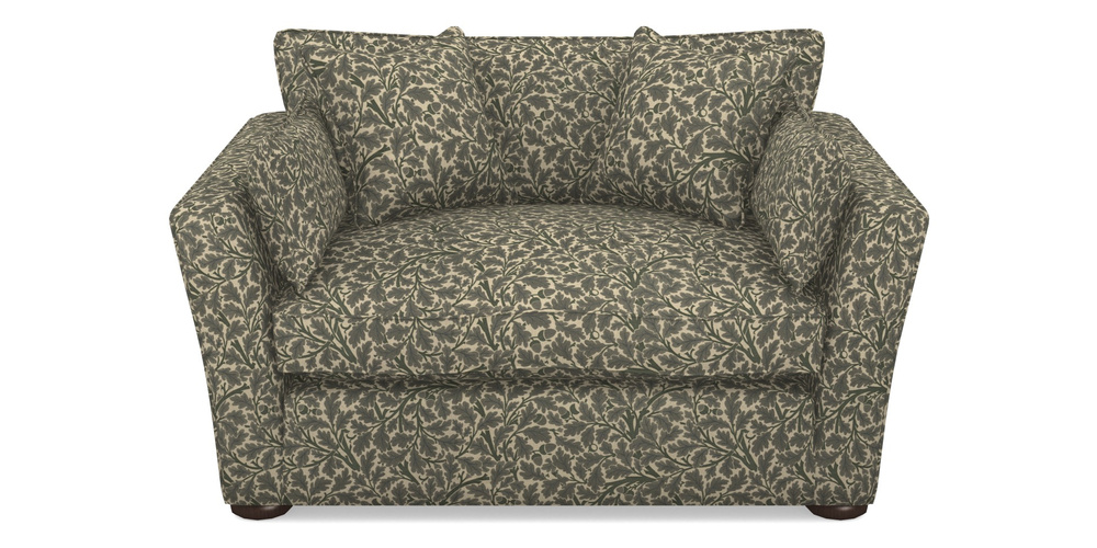 Product photograph of Aldeburgh Snuggler In V A Drawn From Nature Collection - Oak Tree - Dark Green from Sofas and Stuff Limited