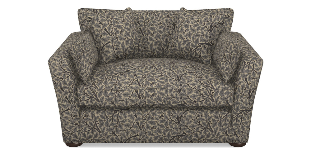 Product photograph of Aldeburgh Snuggler In V A Drawn From Nature Collection - Oak Tree - Navy from Sofas and Stuff Limited