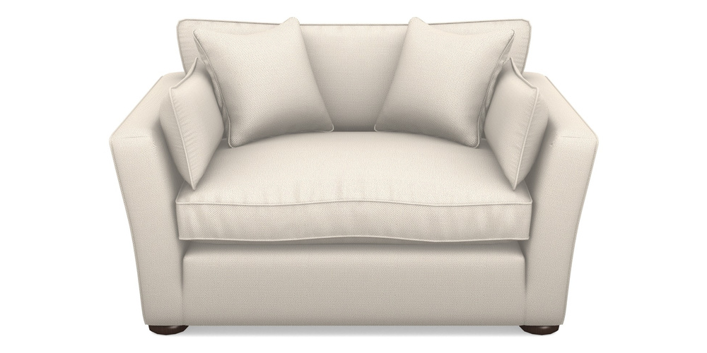 Product photograph of Aldeburgh Snuggler In Two Tone Plain - Calico from Sofas and Stuff Limited