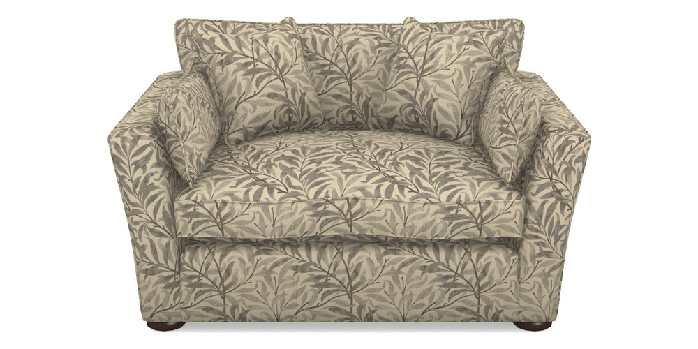 Product photograph of Aldeburgh Snuggler In V A Drawn From Nature - Willow Bough Large - Grey from Sofas and Stuff Limited