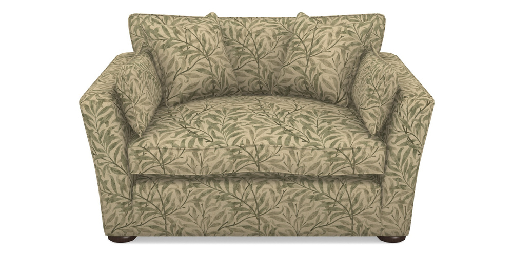 Product photograph of Aldeburgh Snuggler In V A Drawn From Nature - Willow Bough Large - Light Green from Sofas and Stuff Limited