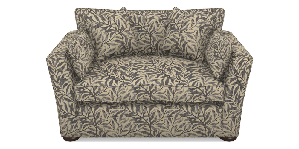 Product photograph of Aldeburgh Snuggler In V A Drawn From Nature - Willow Bough Large - Navy from Sofas and Stuff Limited