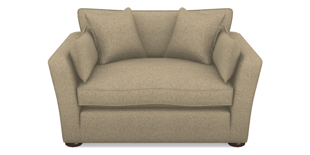 Product photograph of Aldeburgh Snuggler In V A Drawn From Nature Collection - Willow - Natural from Sofas and Stuff Limited