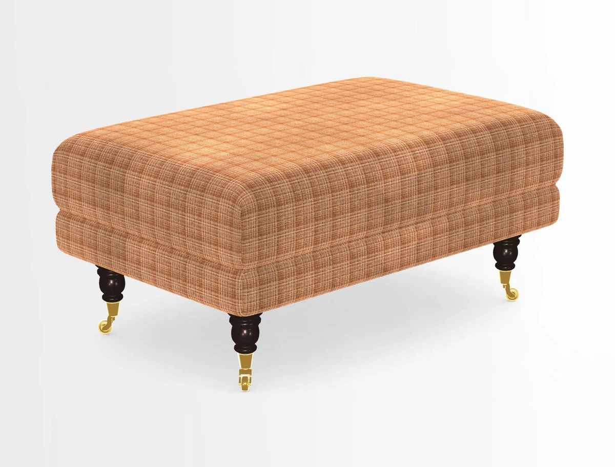 Alwinton Footstool in Osborne & Little Palazzo Pellestrina