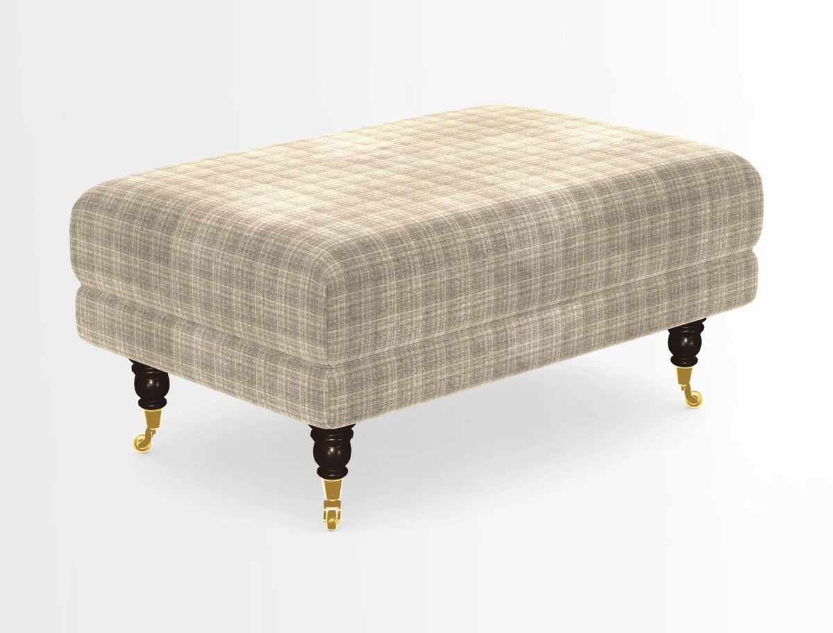 Alwinton Footstool in Osborne & Little Palazzo Pellestrina