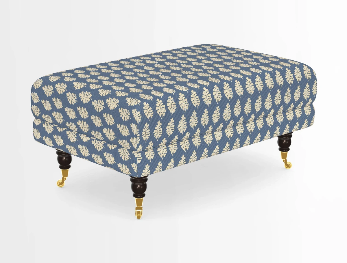 Alwinton Footstool in Osborne & Little Palazzo Pellestrina