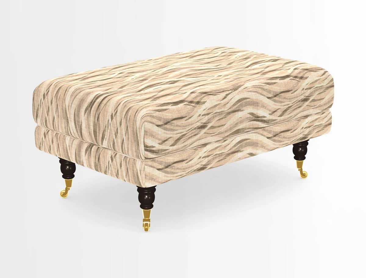 Alwinton Footstool in Osborne & Little Palazzo Pellestrina