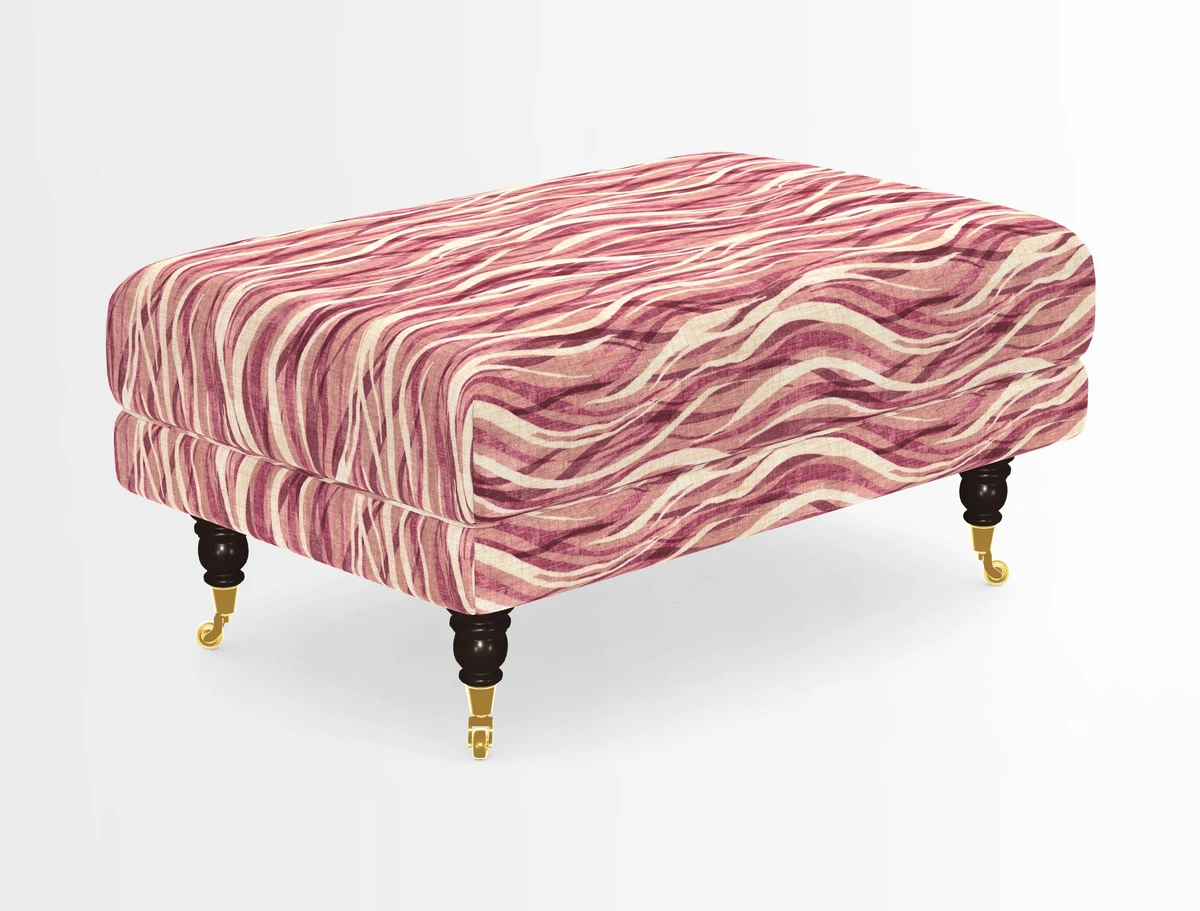 Alwinton Footstool in Osborne & Little Palazzo Pellestrina