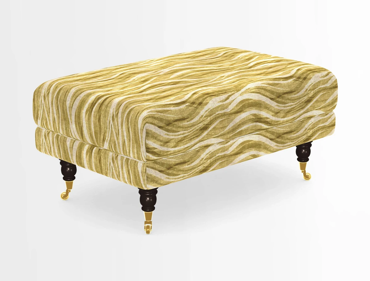 Alwinton Footstool in Osborne & Little Palazzo Pellestrina
