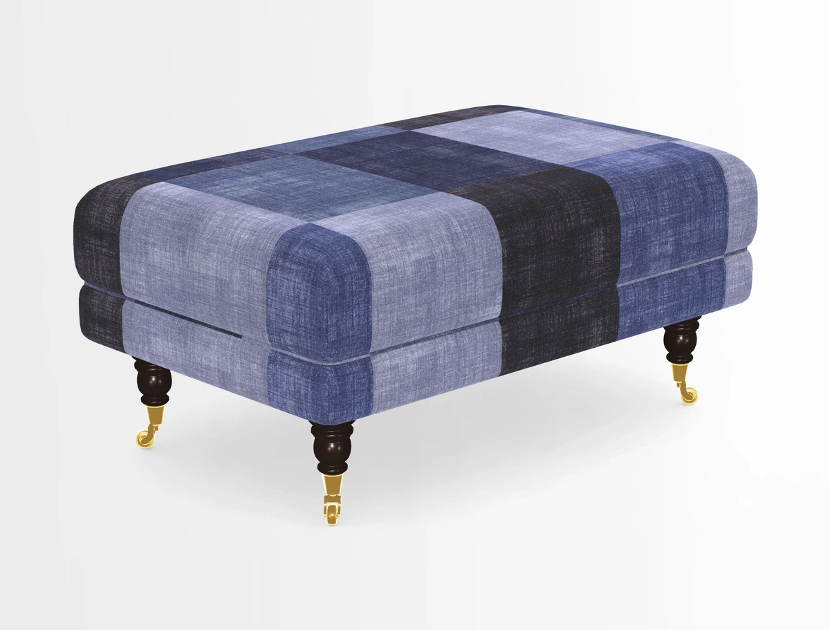 Alwinton Footstool in Osborne & Little Palazzo Pellestrina