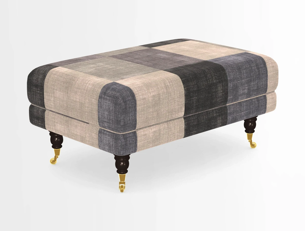 Alwinton Footstool in Osborne & Little Palazzo Pellestrina
