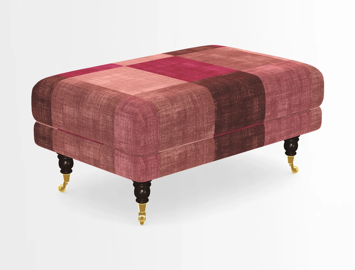 Alwinton Footstool in Osborne & Little Palazzo Pellestrina