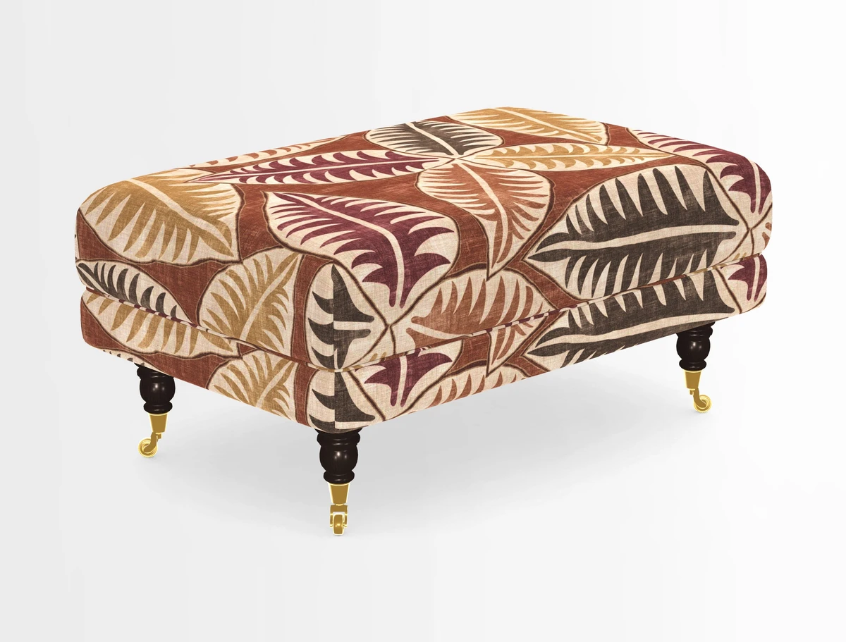 Alwinton Footstool in Osborne & Little Palazzo Pellestrina