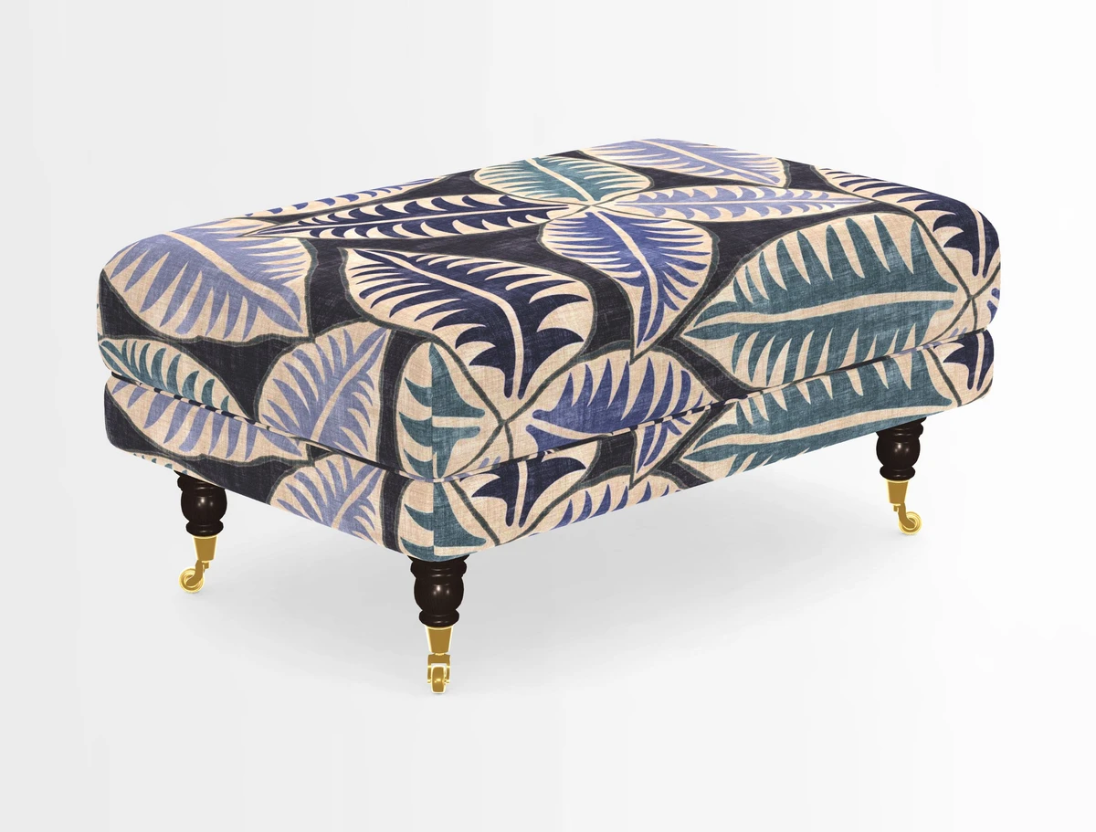 Alwinton Footstool in Osborne & Little Palazzo Pellestrina