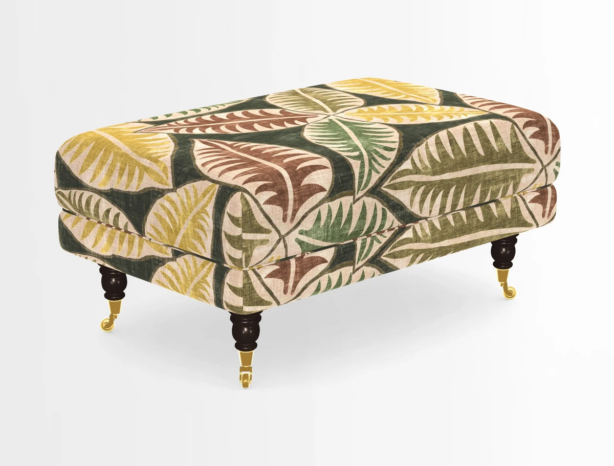 Alwinton Footstool in Osborne & Little Palazzo Pellestrina