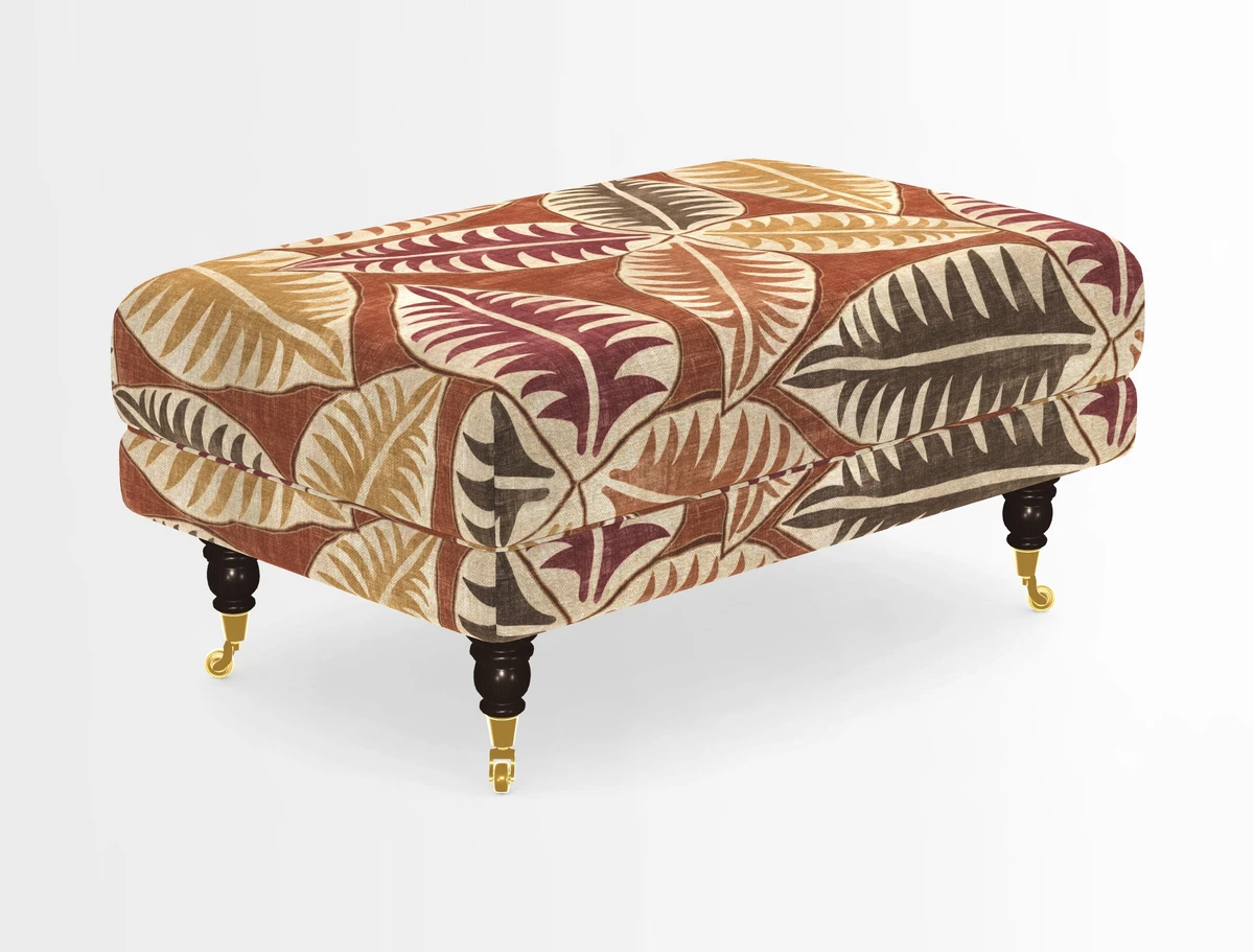 Alwinton Footstool in Osborne & Little Palazzo Pellestrina