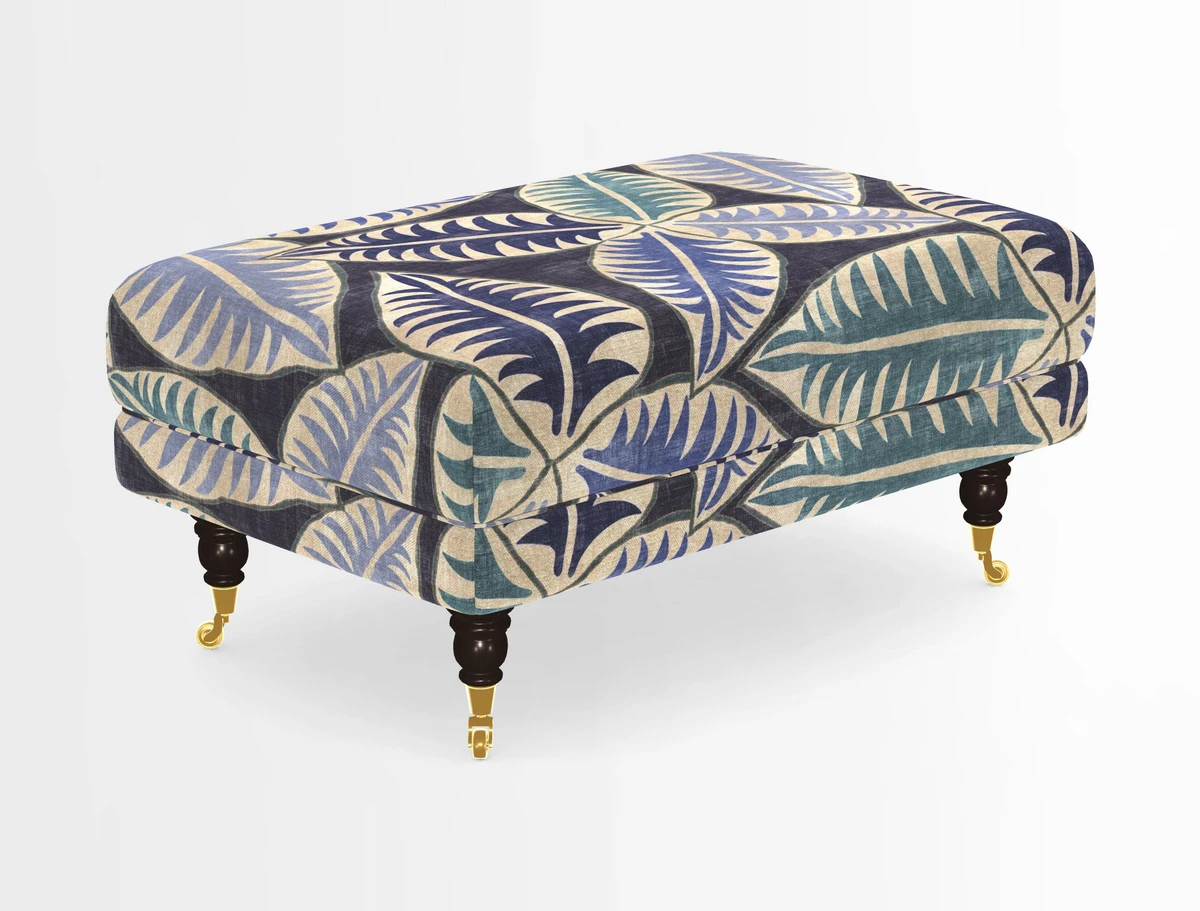 Alwinton Footstool in Osborne & Little Palazzo Pellestrina