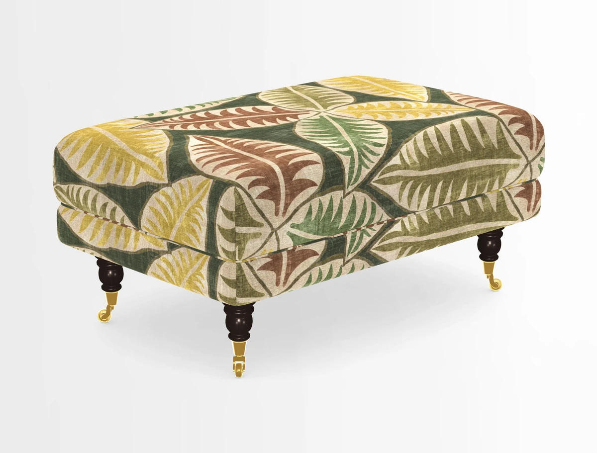 Alwinton Footstool in Osborne & Little Palazzo Pellestrina
