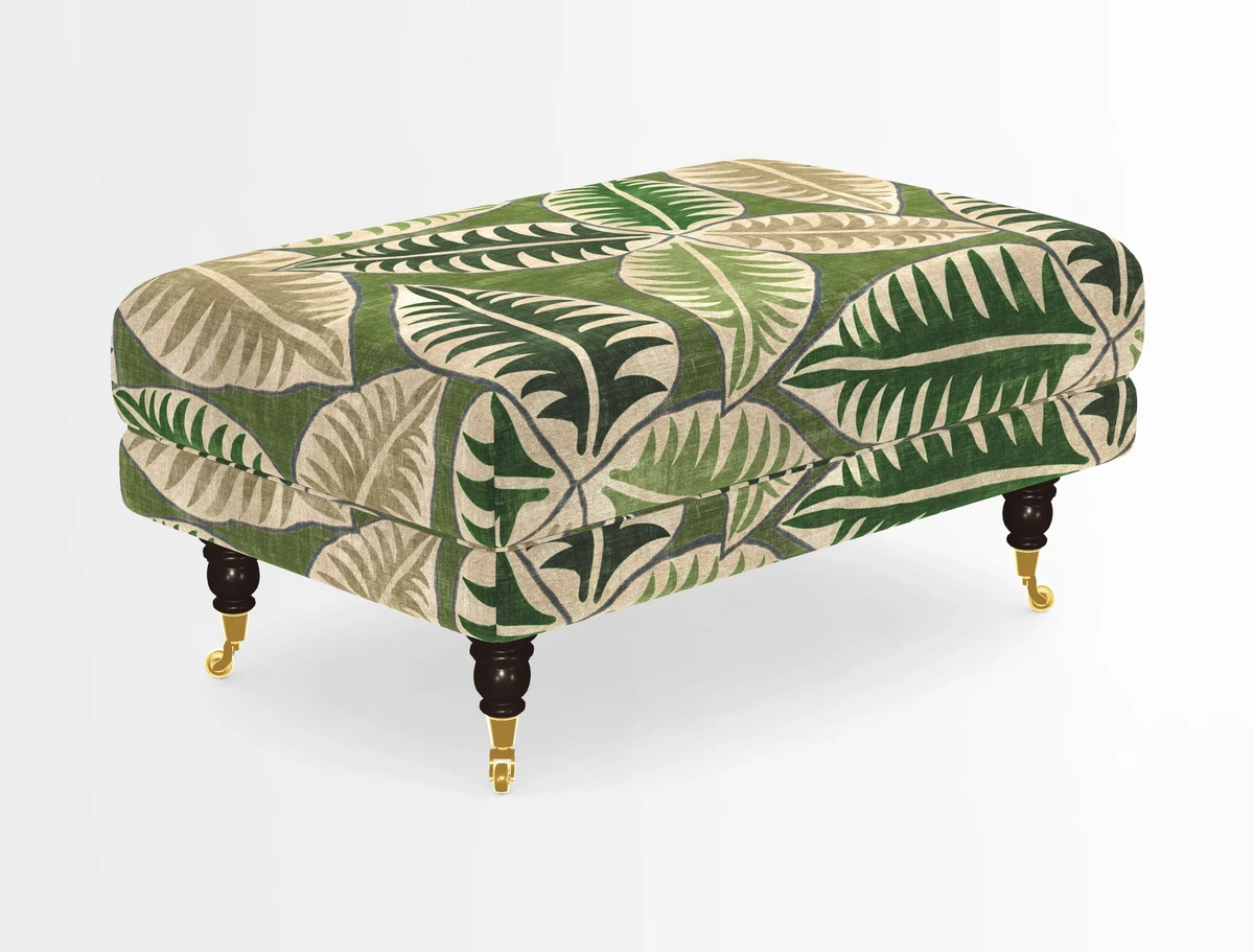 Alwinton Footstool in Osborne & Little Palazzo Pellestrina