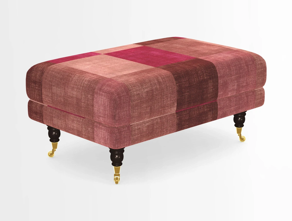 Alwinton Footstool in Osborne & Little Palazzo Pellestrina