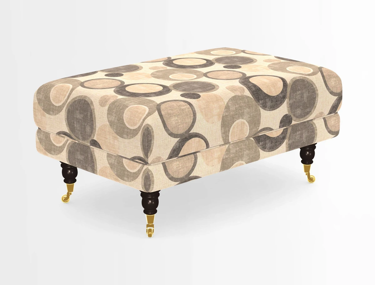 Alwinton Footstool in Osborne & Little Palazzo Pellestrina