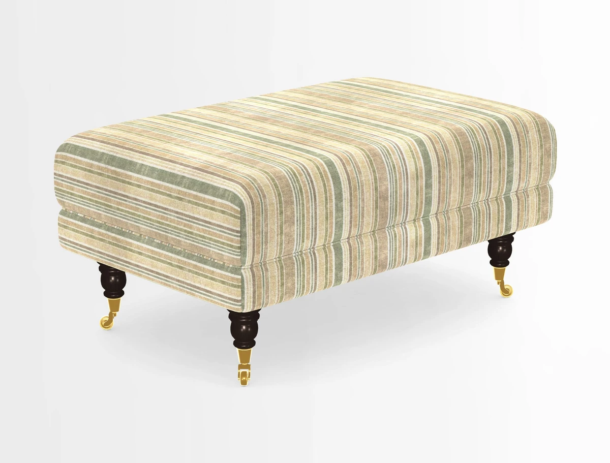 Alwinton Footstool in Osborne & Little Palazzo Pellestrina