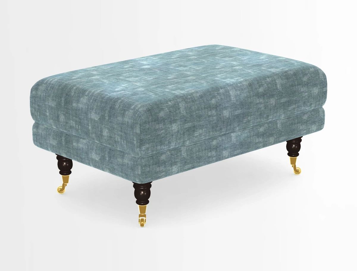 Alwinton Footstool in Osborne & Little Palazzo Pellestrina