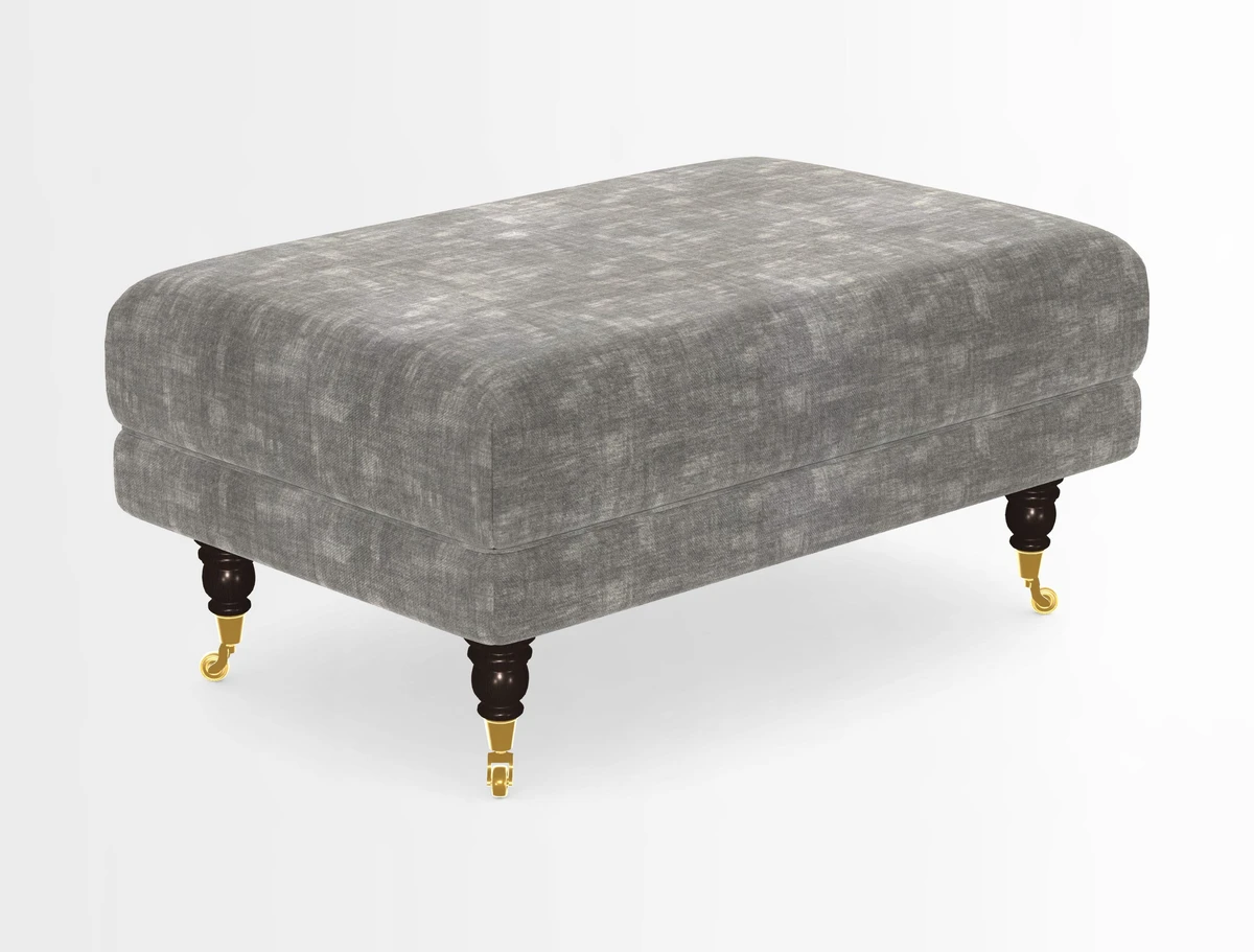 Alwinton Footstool in Osborne & Little Palazzo Pellestrina
