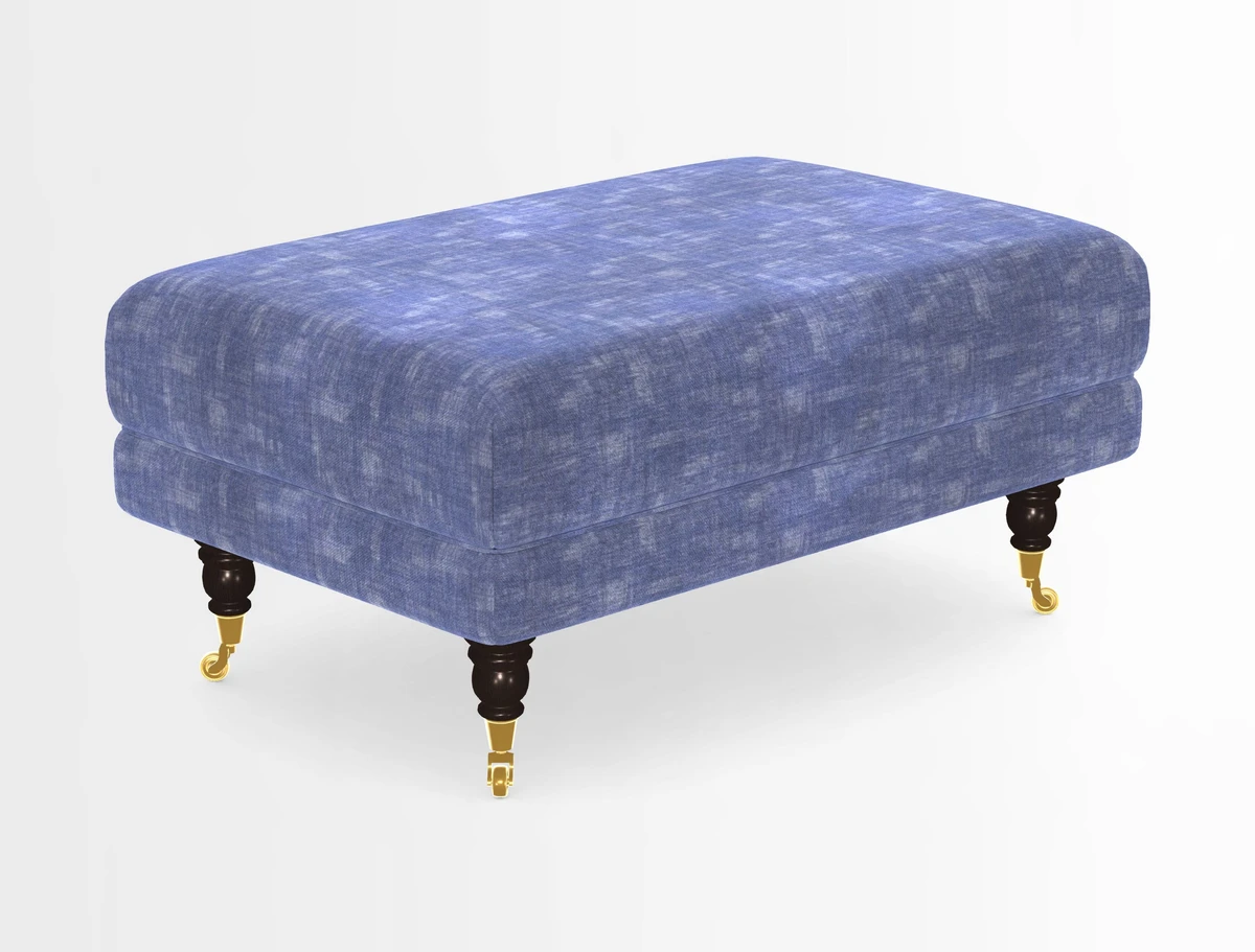 Alwinton Footstool in Osborne & Little Palazzo Pellestrina
