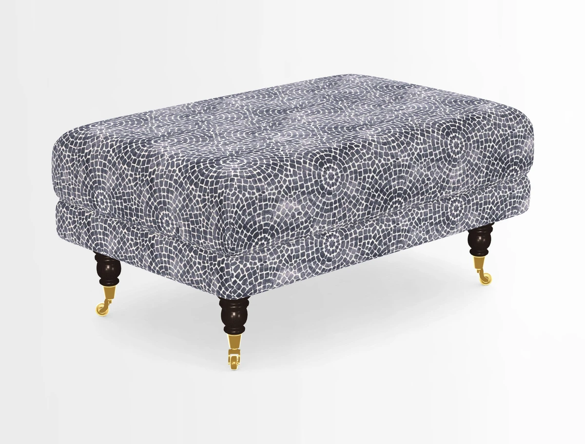 Alwinton Footstool in Osborne & Little Palazzo Pellestrina