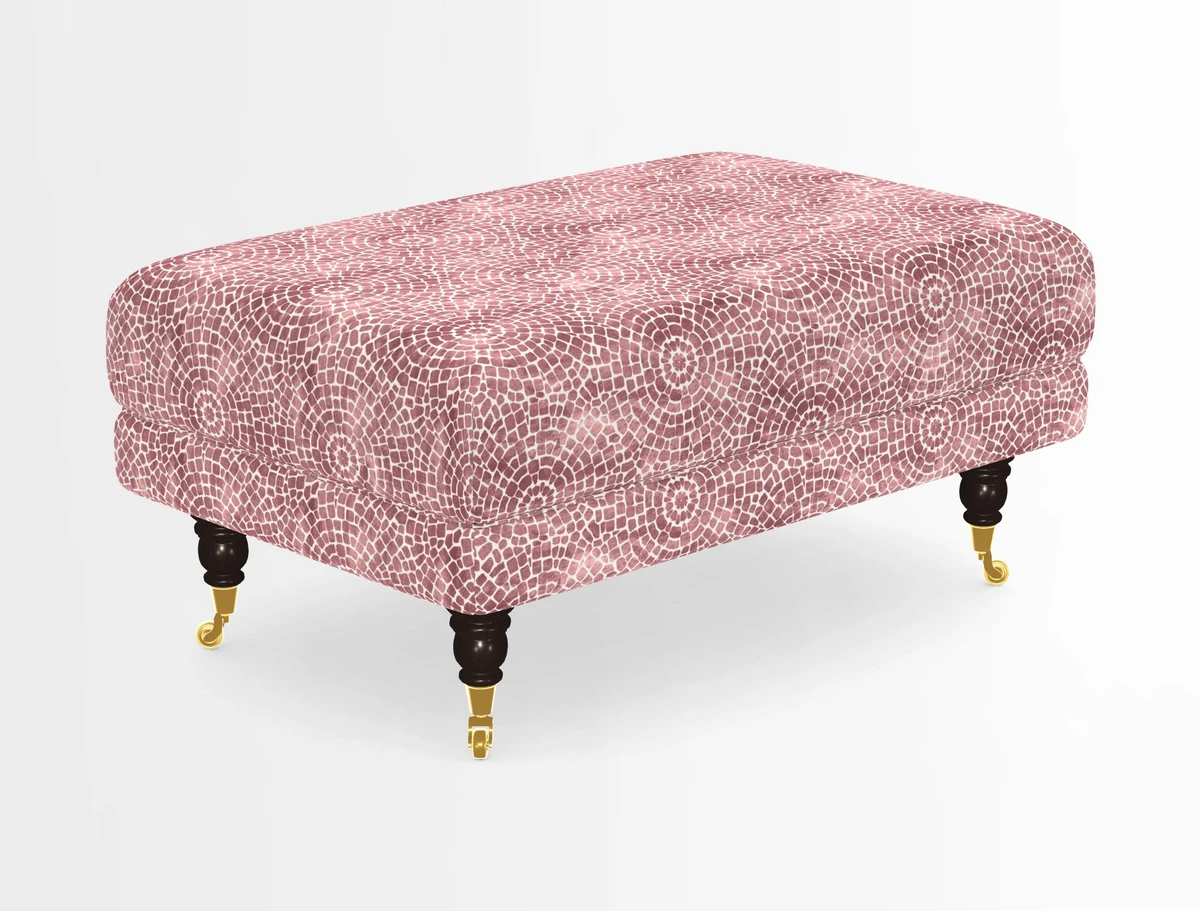 Alwinton Footstool in Osborne & Little Palazzo Pellestrina