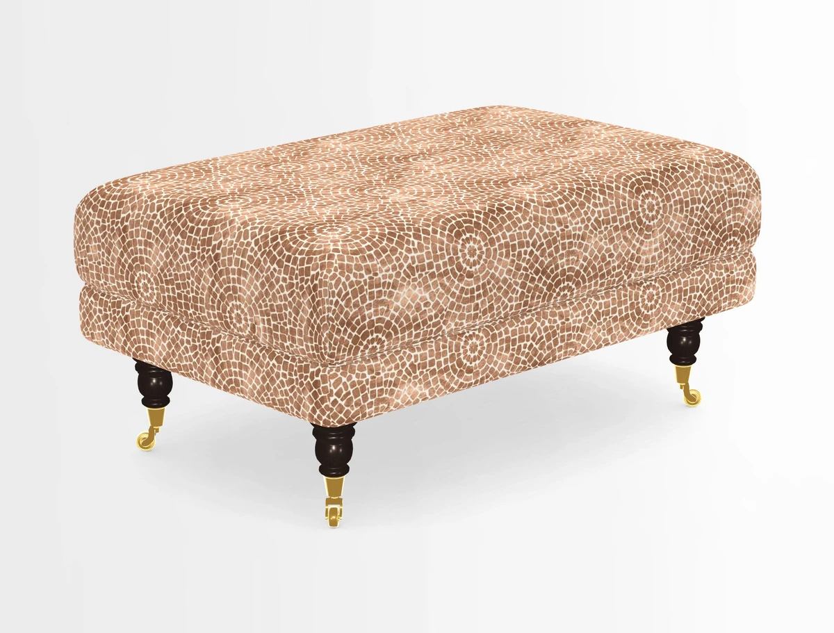 Alwinton Footstool in Osborne & Little Palazzo Pellestrina