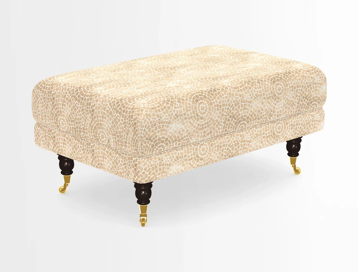 Alwinton Footstool in Osborne & Little Palazzo Pellestrina